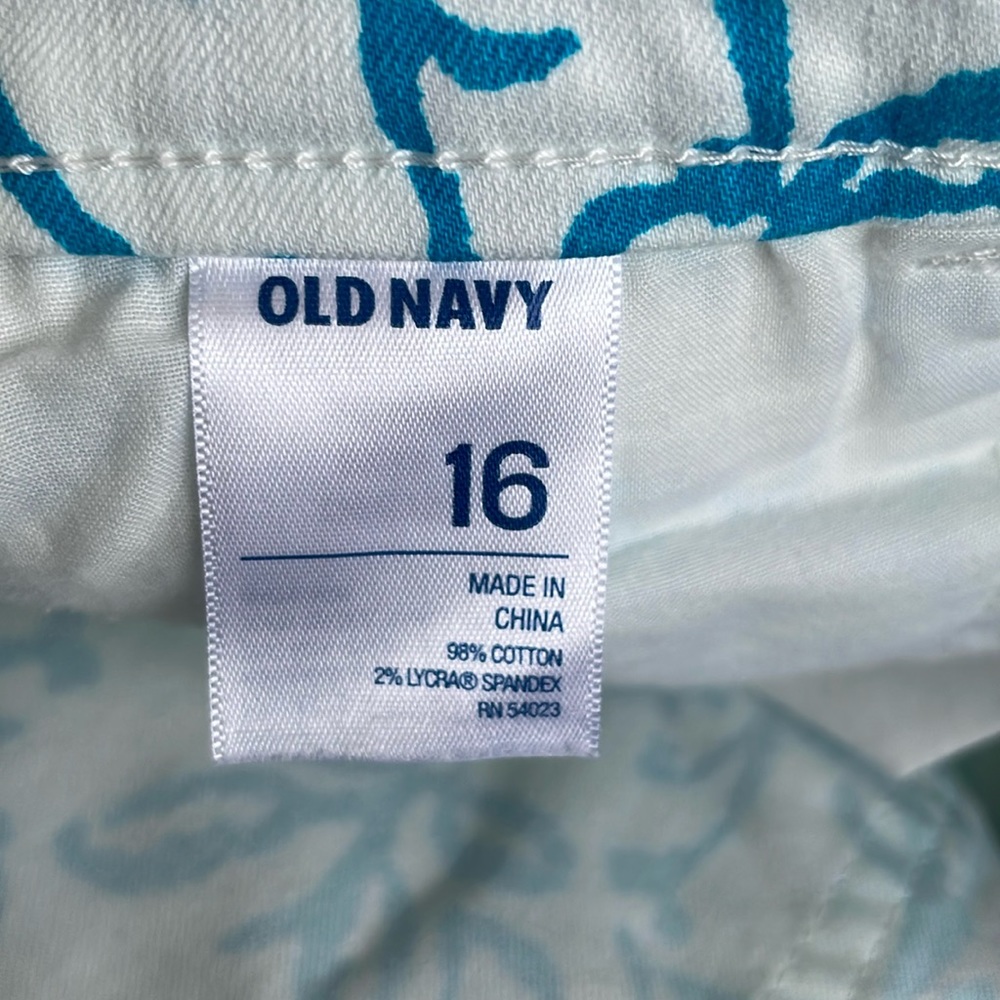 NEW Old Navy Rockstar Print Jean. Size 16 - Picture 6 of 6